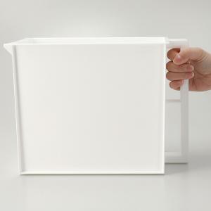 すき間なく並べる吊戸棚ストッカー(S ホワイト...の詳細画像4