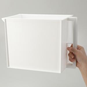 すき間なく並べる吊戸棚ストッカー(S ホワイト...の詳細画像5