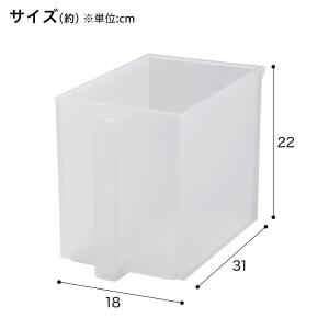 すき間なく並べる吊戸棚ストッカー(S クリア ...の詳細画像2