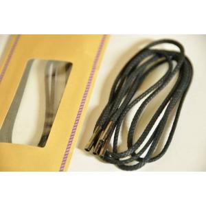 紗乃織靴紐 編紐蝋丸 ロー引き丸 幅約2ミリ ...の詳細画像3