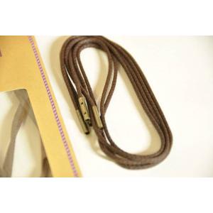 紗乃織靴紐 編紐蝋丸 ロー引き丸 幅約2ミリ ...の詳細画像4