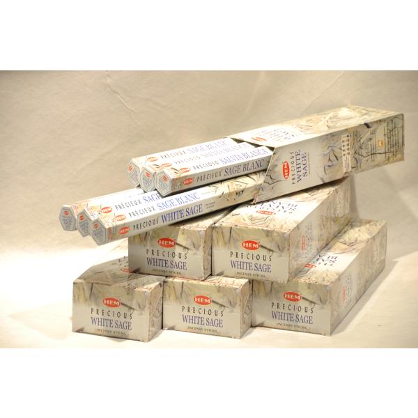 36箱セット お香 HEM Precious White Sage プレシャスホワイトセージ スティ...