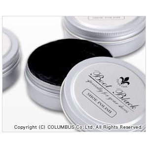 コロンブス ブートブラックシルバーライン シューポリッシュ50g 革靴ブーツレザー艶出し保革防水ケア