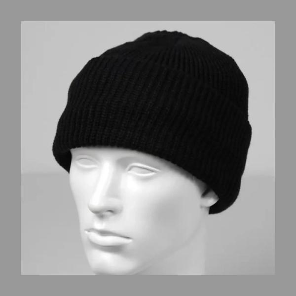 ロゴ無しタイプ　男女兼用　ダブルニットキャップ　ドイツ 3M社製　ブラック色orグリーン色　冬物帽子...