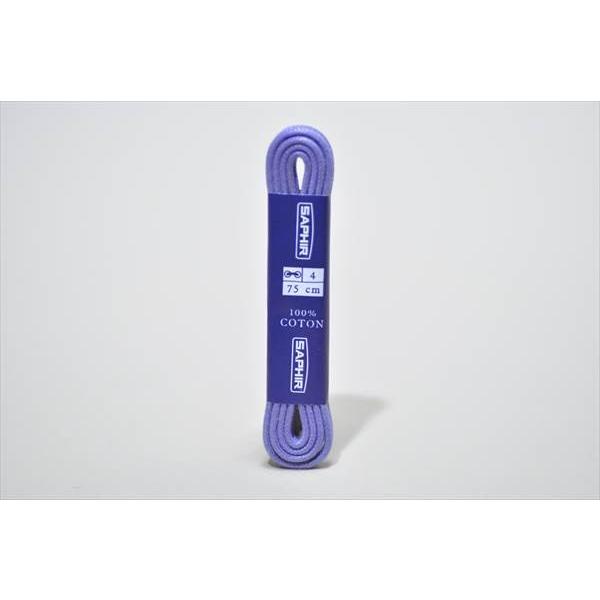 ＳＡＰＨＩＲ　サフィール　ロー引きヒモ　各色　７５ｃｍ　丸径約2.5mm　靴紐　シューレース　くつひ...