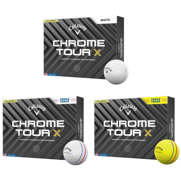 cwctxball24 CHROME TOUR X ゴルフボール 2024年新製品 1ダース 12球...