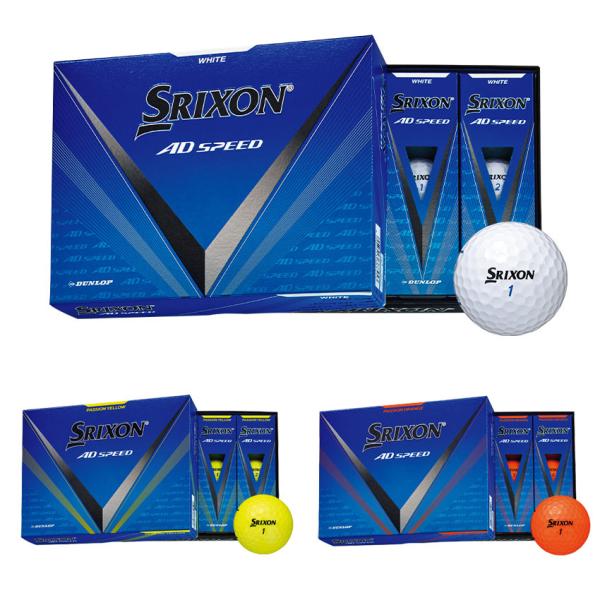 ダンロップ スリクソン ゴルフボール AD SPEED 1ダース 12球入り 2024年新製品 DU...