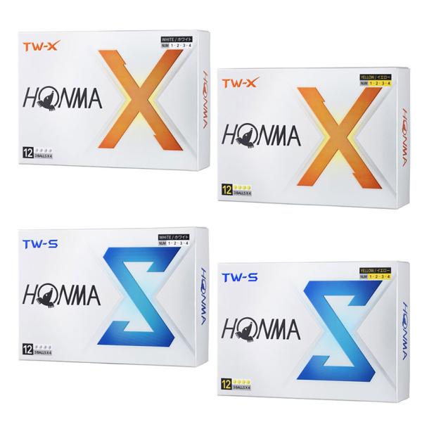 ホンマ HONMA GOLF 本間ゴルフ TOURWORLD TW-X TW-S ゴルフボール 1ダ...