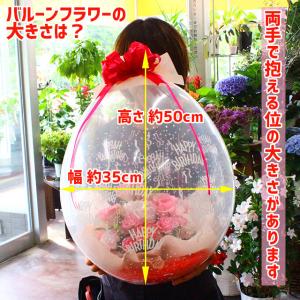 ボリュームMAX!バルーンフラワー 生花 誕生...の詳細画像4