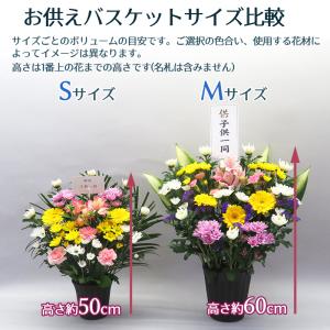 お供えバスケットMサイズ お彼岸 花 お悔やみ...の詳細画像3