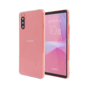 Xperia 10 III SO-52B SOG04 スマホケース クリア カバー 耐衝撃 薄型 耐熱性 シンプル 高光沢 軽量 ハード ポリカーボネート ストラップホール付