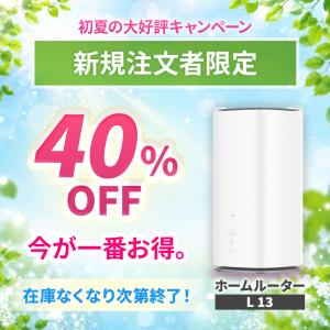 【40%OFF】ホームルーター レンタル 無制...の詳細画像1
