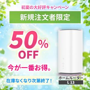 【50%OFF】ホームルーター レンタル 無制...の詳細画像1