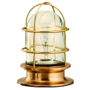 松本船舶 R2-DK-G R2号デッキゴールド LEDランプ付 真鍮  おしゃれ ポーチ 玄関 ウッ...