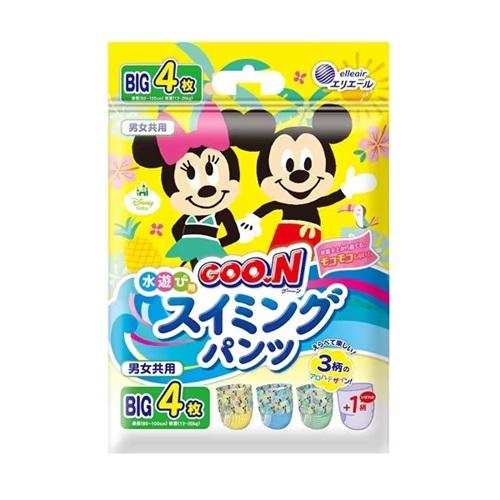 グーン 水遊び用 スイミングパンツ 男女共用 BIGサイズ 4枚入