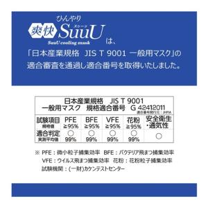 ひんやり爽快 SuuU(スゥーッ) マスク ふ...の詳細画像5