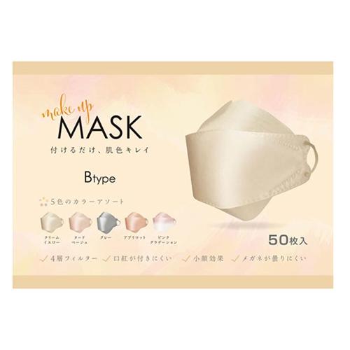 不織布マスク 付けるだけで肌色 キレイ Make UP MASK メイクアップ マス MEDIK M...
