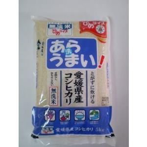 無洗米 あらうまい コシヒカリ １０ｋｇ(５ｋｇ×２袋) 令和５年愛媛県産精米｜nittoshouji