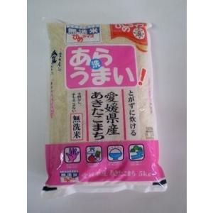 無洗米 あらうまい あきたこまち １０ｋｇ(５ｋｇ×２袋) 令和５年愛媛県産精米｜nittoshouji