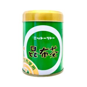果肉うめ昆布茶 60g缶 梅昆布茶 料理 出汁 こんぶ茶 利尻昆布 こんぶ