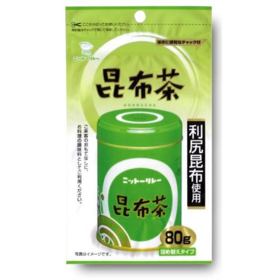 昆布茶 スタンドパック 80g袋 詰め替え用  (2)