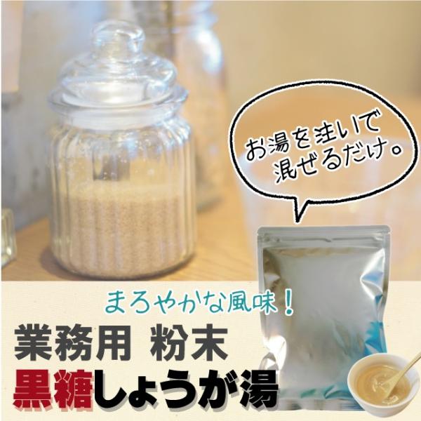 （価格リニューアル）業務用 黒糖しょうが湯 500g 粉末 (12)