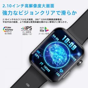 スマートウォッチ 血糖値 血圧測定 心電図 心...の詳細画像1
