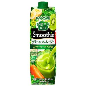 野菜生活100 Smoothie グリーンスムージー 1000g ×6本
