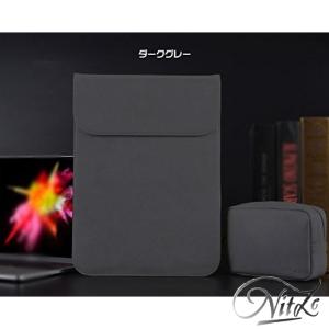 Surface Laptop ケース レザー 電源収納ポーチ付き セカンドバッグ型 おしゃれ サーフェス ラップトップ用 カバン