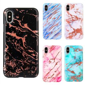iPhoneXS ソフトケース 大理石風 iP...の詳細画像1