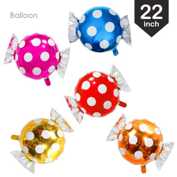 キャンディー型バルーン ドロップ  ビッグバルーン ふうせん 単品 バラ売り イベント パーティーグ...