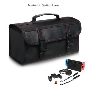 Nintendo Switch 収納バッグ 大容量 ニンテンドースイッチ ゲーム機 充電器 ソフトケース メモリー 収納ボックス コントローラー Joy-Con ジョイコン