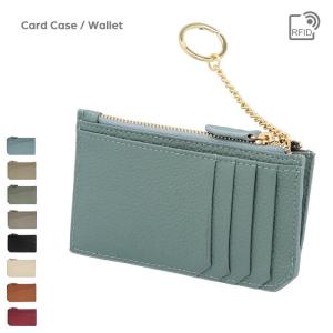 本革レザー ミニ財布 小銭入れ カードケース 薄型 コンパクト 大容量 スリム コインケース レディース 両面カードポケット 極薄 スキミング防止