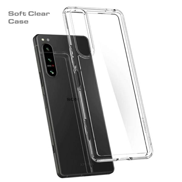 Xperia5 IV  TPU ケース クリア SO-54C SOG09 ストラップホール付き 薄型...