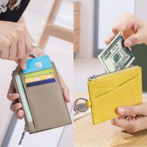 本革レザー ミニ財布 小銭入れ カードケース ...の詳細画像5