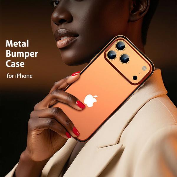 iPhone Air バンパーケース iPhone 17Pro iPhone17 金属 マグセーフ充...