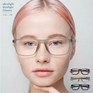 弾性フレーム 老眼鏡 ブルーライトカット 超軽...の詳細画像1