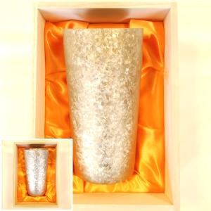 タンブラー コップ 純チタン製2重タンブラー ホリエ 窯創り かまづくり プレミアム チタン タンブラー