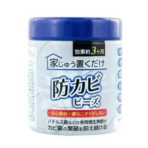 家じゅう置くだけ 防カビビーズ 130g　カビ予防 無煙 お風呂 置き型 無香 天然成分