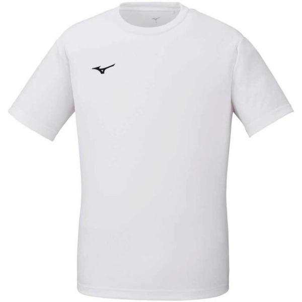 Tシャツ ワンポイント メンズ mizuno トレーニングウェア ホワイト/ブラック 32MA119...