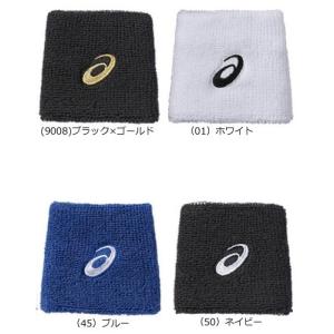 アシックス ASICS リストバンド XAG070 ブラック ホワイト