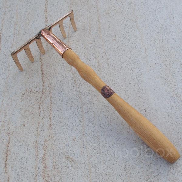 レーキ ハンドツール PKS BRONZE-115「Atik」  熊手 手把 オーストリア直輸入 銅...