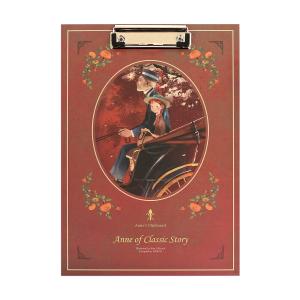 赤毛のアン イラストクリップボード　Anne of Classic Story (Red)｜niyantarose