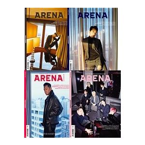 韓国 男性 雑誌 ARENA HOMME+ 2019年 1月号 (イ・ジヌク＆ン・スンホン＆The Quiett＆iKON 表紙選択)｜niyantarose