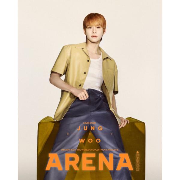 韓国 雑誌 ARENA HOMME+ 2024年 1月号 (NCTジョンウ表紙 Aタイプ/イ・ムンセ...