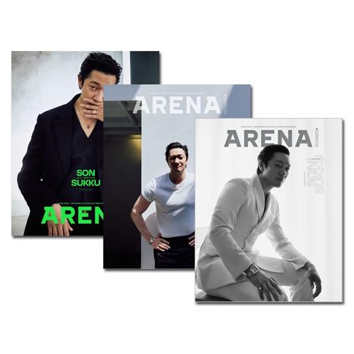 [3種セット] 韓国 雑誌 ARENA HOMME+ (アリーナ・オム・プラス) 2024年 6月号...