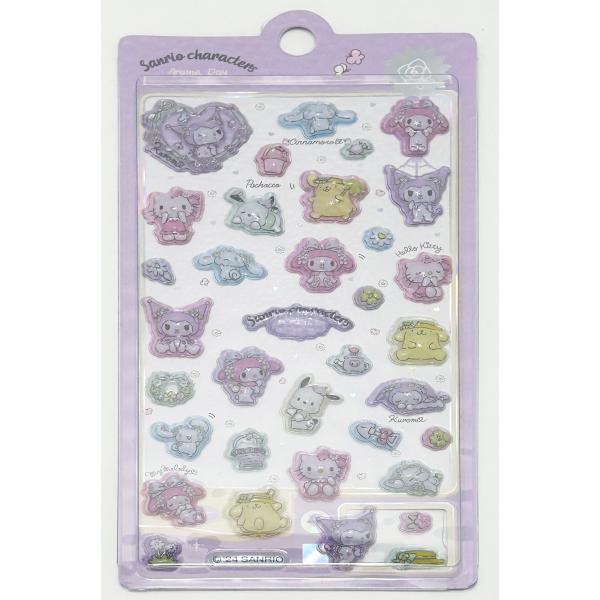 韓国 輸入 グッズ『3D サンリオキャラクター STICKER：Aroma Day』ボンボンドロップ...