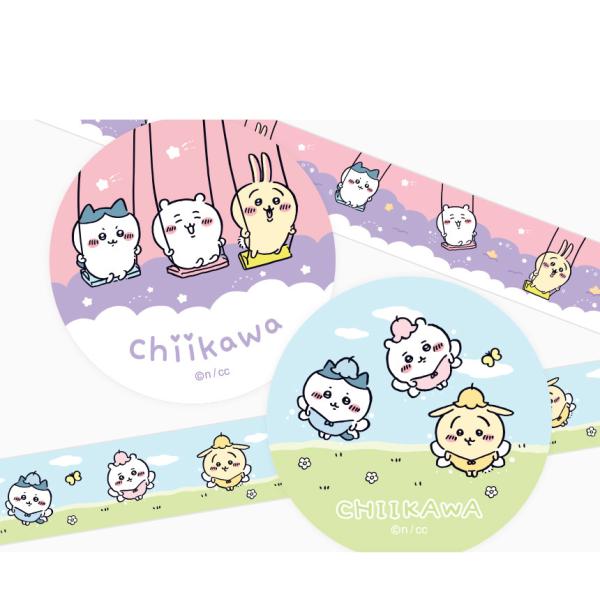 グッズ ちいかわ 韓国公式『マスキングテープ（２種類から一つ選択）』（数量限定商品）