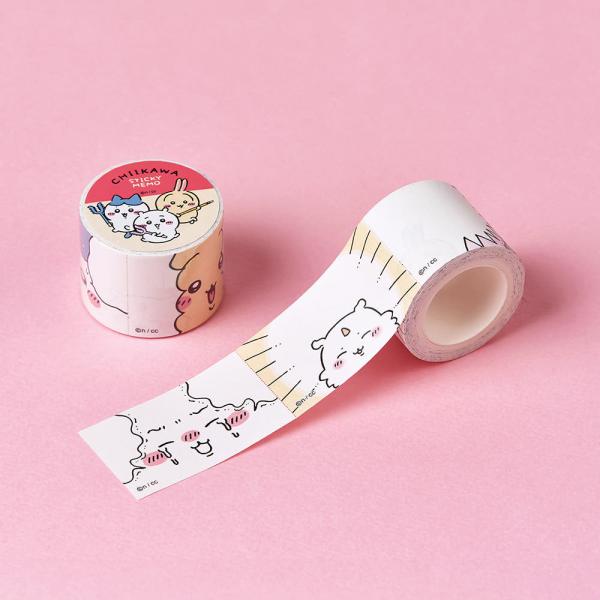 韓国 コミック グッズ『ちいかわ〜なんか小さくてかわいいやつ〜 粘着ロールメモ（マスキングテープ）』...