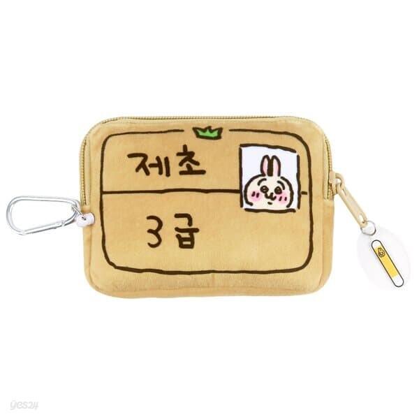 韓国 コミック グッズ『ちいかわ〜なんか小さくてかわいいやつ〜 草むしり 検定証 コイン財布 うさぎ...